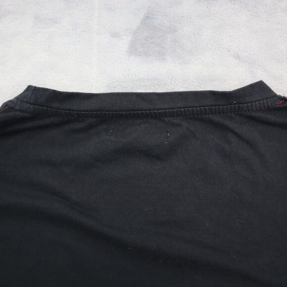 Love Affair Shirt Womens S Black Round Neck Long Sleeve Believe Print Tee - Picture 13 of 16